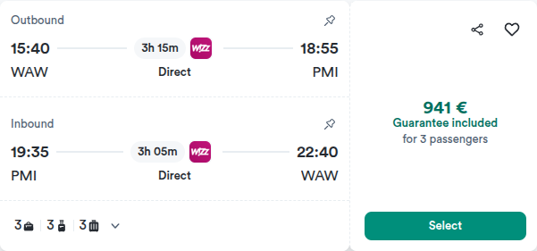 Flight price