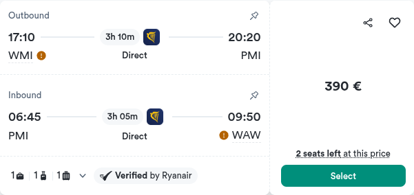 Flight price