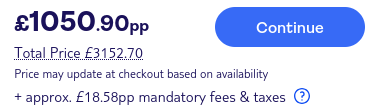 Popular package holiday website