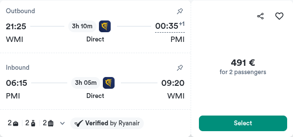 Flight price